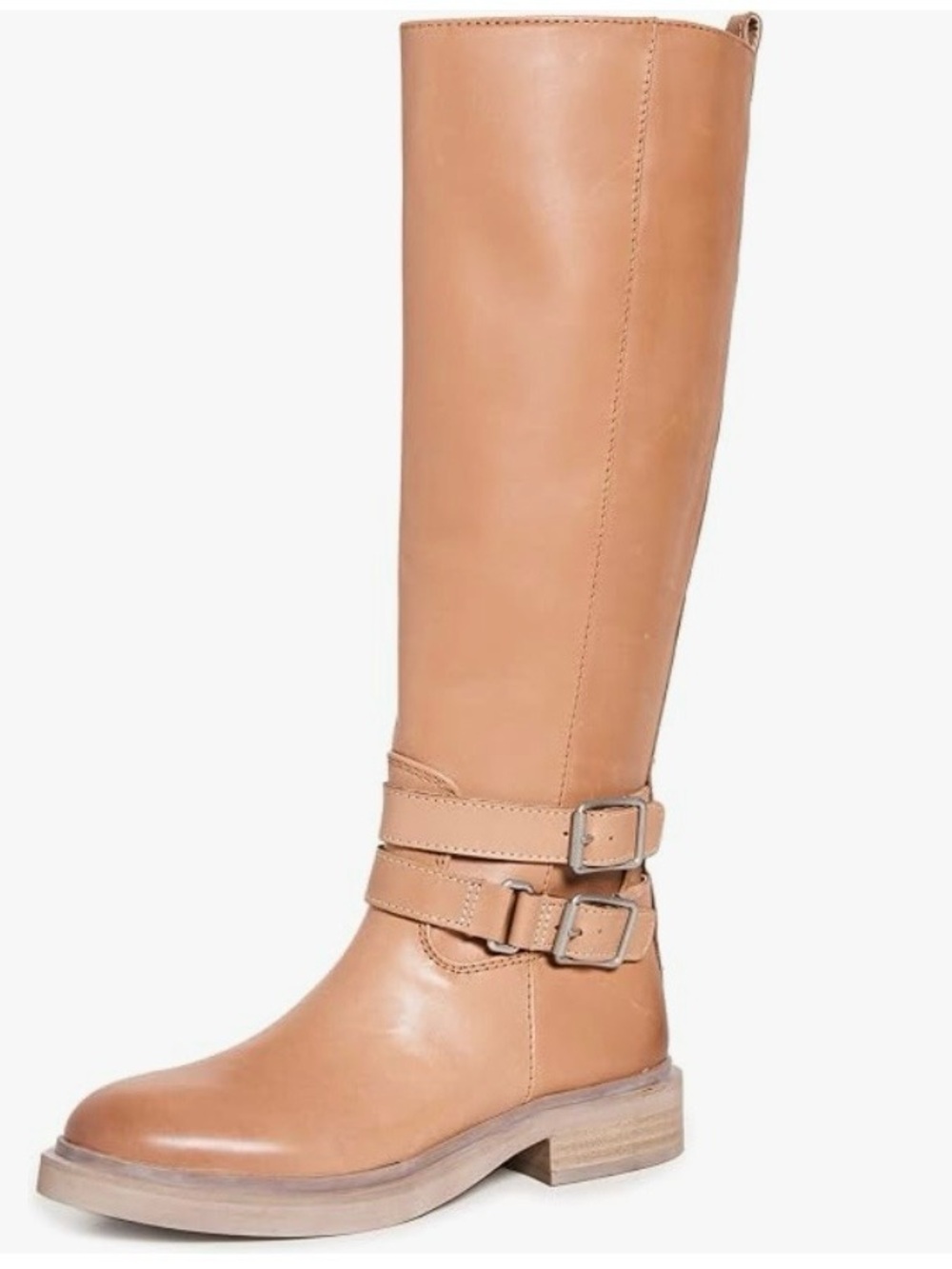 ***SALE 2DAY & 2morrow***...Sam Edelman Tan Over-the-Knee Buckle Riding Boots